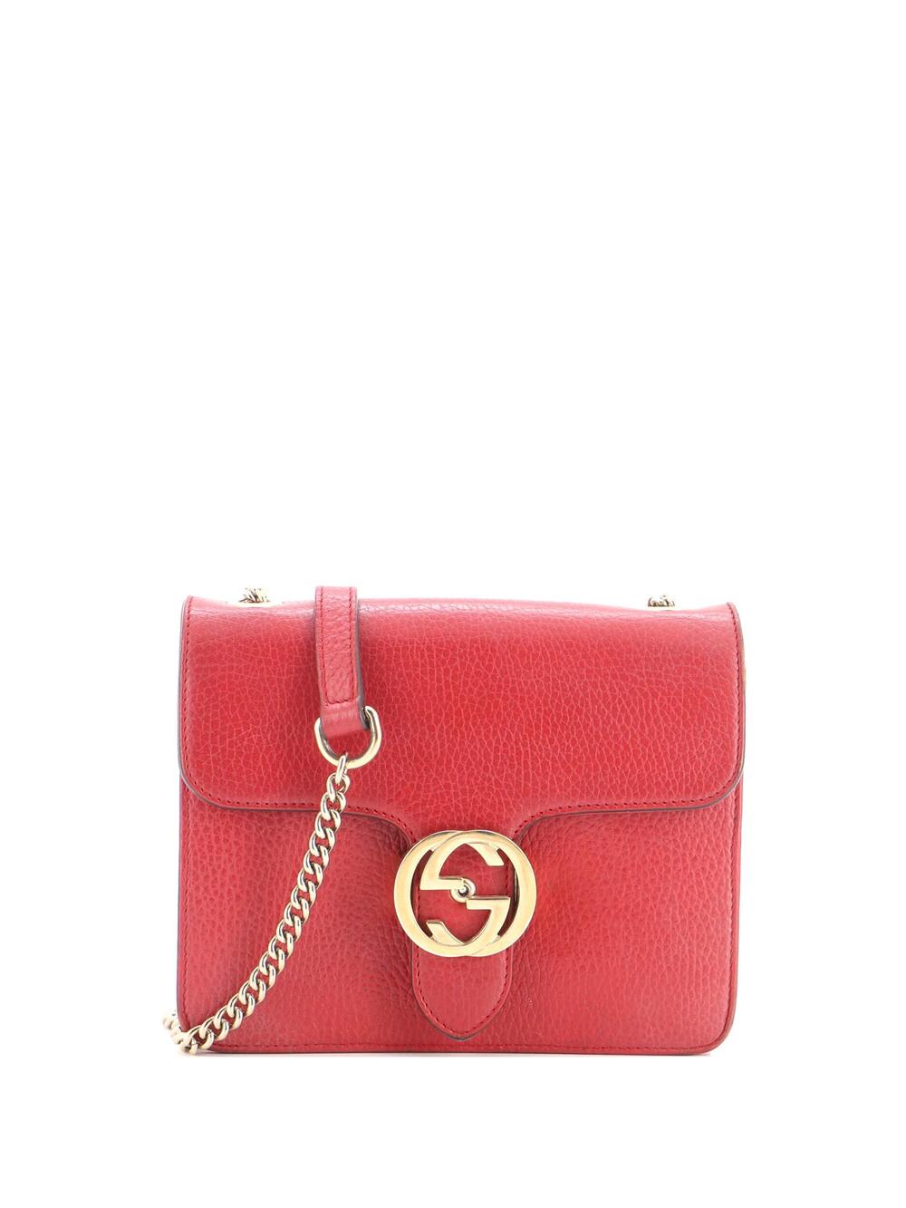 Gucci Interlocking Shoulder Bag Leather #364793G78B